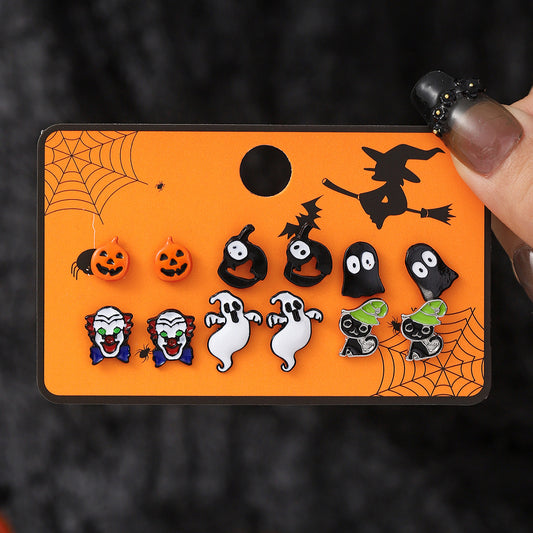 Halloween Earring Set-A
